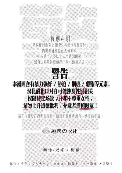 Saikyou yanki ryoujoku mesu ochi|最强不良少年的凌辱雌堕