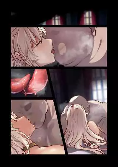 Reizoku Joou - Dosukebe Body no Dark Elf Joou ga Akutoku Kizoku ni Kanzen Seifuku Sareru made