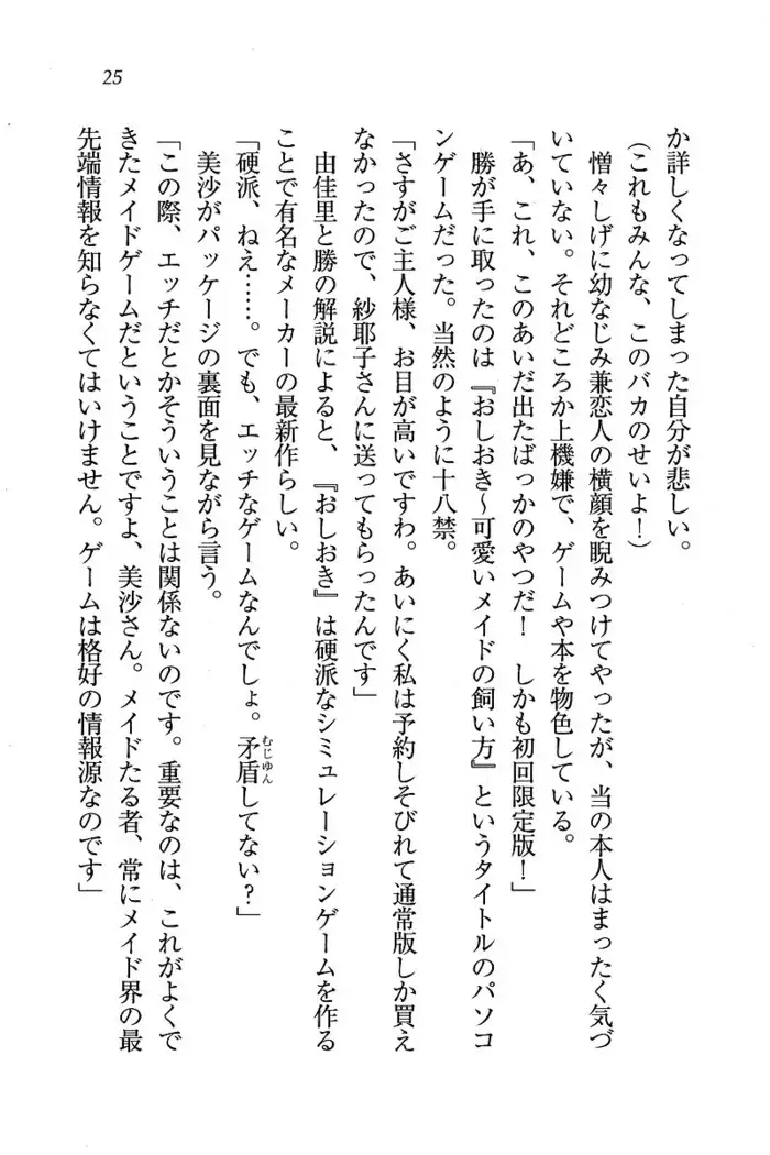 メイドなります ! ~おしおき
