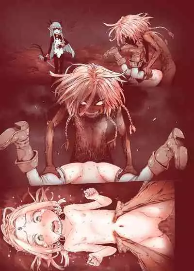 Daraku no Majo ~Shounen Yuusha to Tsurupeta Elf wa Ika ni Shite Majo ni Yabureta ka