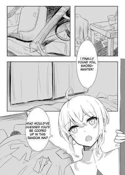 Maou Toubatsu Shippai Heroine Gisei Normal End de Utsu ni Natta Koutensei Futanari Kenshi to Otokonoko Shinkan no Hanashi | Crestfallen Futanari x Femboy Priest: Prepare to Cum Edition