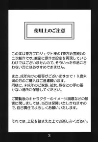 (C79) [Rapid Rabbit & Four Leaves Clover (Tomotsuka Haruomi & Yotsuba Yuiko)] Touhou Under the Shrine (Touhou Project)