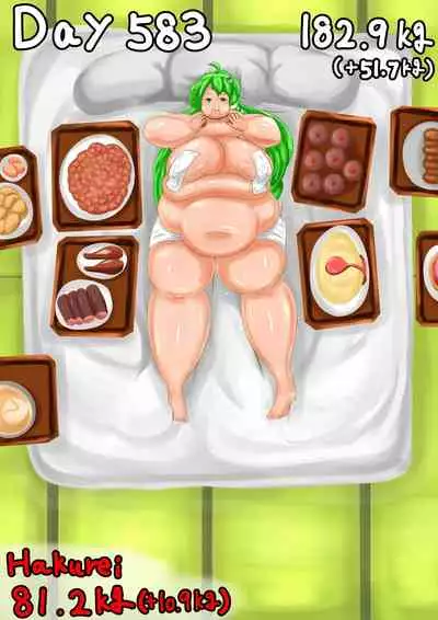 Self-feeding with Sanae. From default to lump