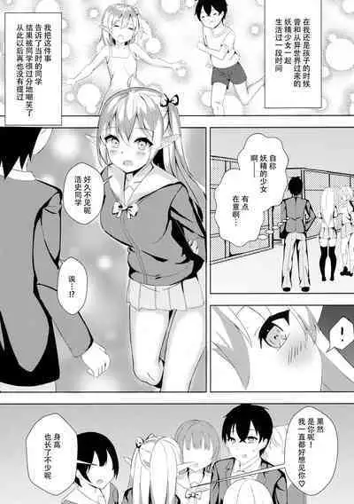 Mukashi Tasuketa Elf-chan ga Kyonyuu ni Natte H na Ongaeshi o Shi ni Kita Ken