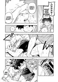 (Douyara Deban no Youda! 12) [Kometubu (Rittiri)] Kazehiki Kacchan to Boku no Koubousen | The Battle Between Sick Kacchan and Me (Boku no Hero Academia) [English]