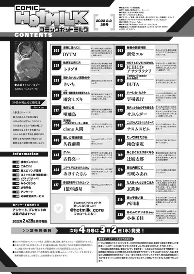 COMIC HOTMILK 2022-03