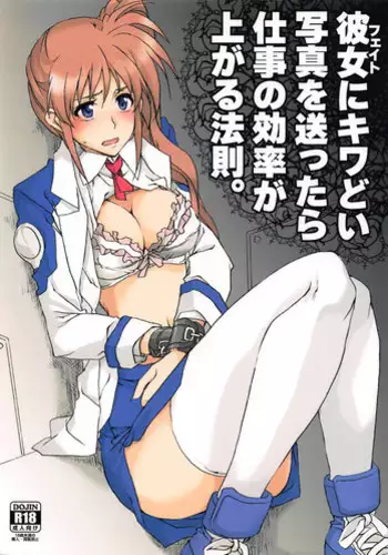 (C87) [STROLL IN THE WOODS !! (ELF)] Fate ni Kiwadoi Shashin o Okuttara Shigoto no Kouritsu ga Agaru no Housoku. (Mahou Shoujo Lyrical Nanoha)