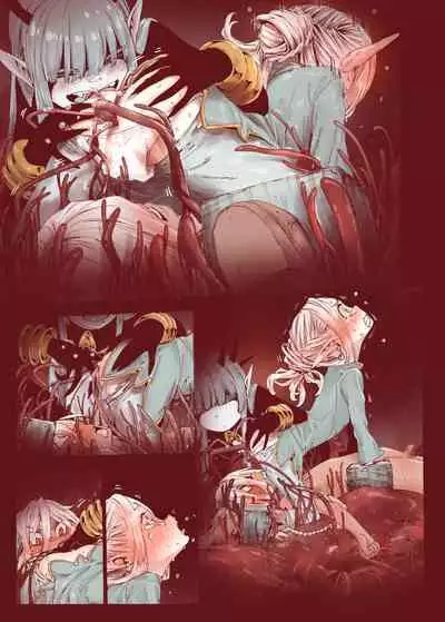 Daraku no Majo ~Shounen Yuusha to Tsurupeta Elf wa Ika ni Shite Majo ni Yabureta ka