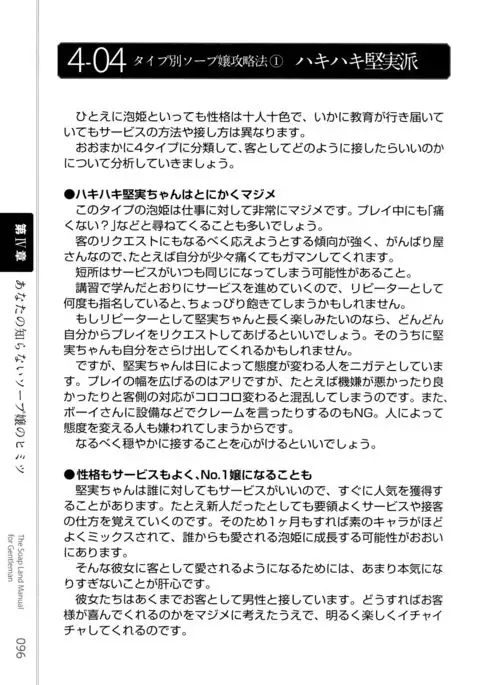 Illustrated Manual of Sex Industry for Beginners With Detailed Explanations of Soaplands