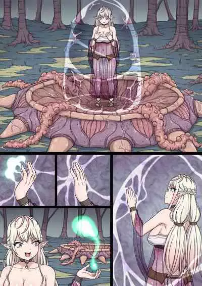 Yuwaku Kyonyuu Onna Elf ha Sakunyuu Monster no Esa ni sare～Jiman no Kyonyuu wo H ni Kaizou sare Sakunyuu Jigoku ni Otosareru Karada～