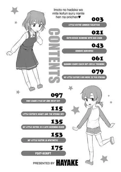 [Hayake] Imouto no Hadaka o Mite Koufun Suru nante Hen na Onii-chan | What Kind of Weirdo Onii-chan Gets Excited From Seeing His Little Sister Naked? [English] [Mistvern + Shippoyasha] [Digital]