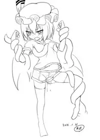 [Yuuen Floor (Keishiki)] Remilia ga Shokushu ni Okasareru (Touhou Project) [Digital]