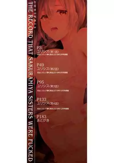 [Shiki Takuto] Sakuramiya Shimai no Netorare Kiroku [Digital]