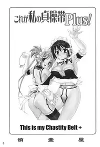 (C69) [Takotsuboya (TK)] Kore ga Watashi no Teisoutai Plus! - This is my Chastity Belt Plus! (He Is My Master)