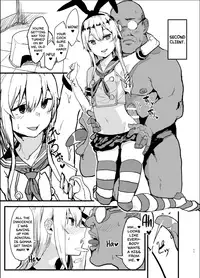 [Nhoooooooooooooo (Oosawara Sadao)] Futokutei Tasuu no Otoko to Berochuu Sex Suru Shimakaze Netorase Bon | A Book Where Shimakaze Has Passionate Netorase Sex With a Large Number of Men (Kantai Collection -Kancolle-) [English] [Zukuyo] [Digital]