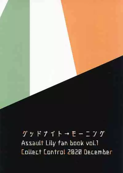 (Hikiau Unmei) [Collect Control (Tokidoki Yamazaki)] Good Night → Morning (Assault Lily) [Chinese] [大友同好会]