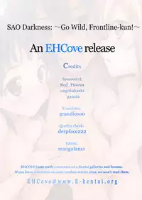 (SC57) [Marked-two (Maa-kun)] SAO Darkness ~Sore Ike! Saizensen-kun~ | Go Wild, Frontline-kun! (Sword Art Online) [Decensored] [English] [EHCOVE]