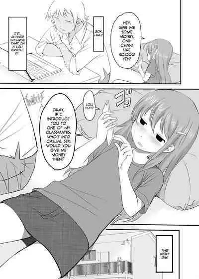Kinshin Soukan Shitai Imouto ga Yareru Doukyuusei o Onii-chan ni Shoukai Suru Hanashi | How a Little Sister who Wants to Engage in Incest Introduces a Slutty Classmate to her Big Bro!
