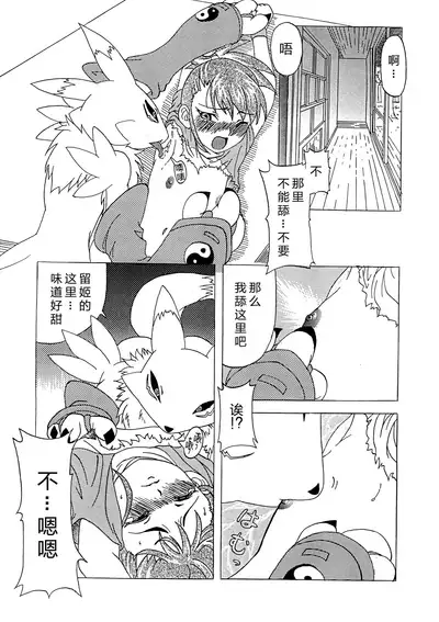 [Matsubara Shougakkou (Matsubara Chigusa)] La renarde lunaire (Digimon Tamers) [Chinese] [逃亡者x新桥月白日语社汉化]