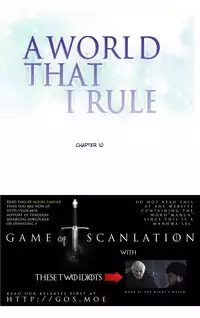[Tankguy, ROZER] A World That I Rule Ch.01-26 [English] (Game of Scanlation) (Ongoing)