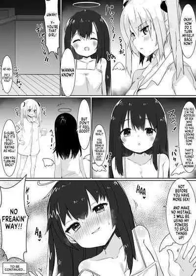 Kami-sama ni Onnanoko ni Sareta node Sex Shite Noroi o Hodokou to Omoimasu | A goddess Turned Me Into a Girl And I Don't Think I'll Go Back Until I Have Sex!