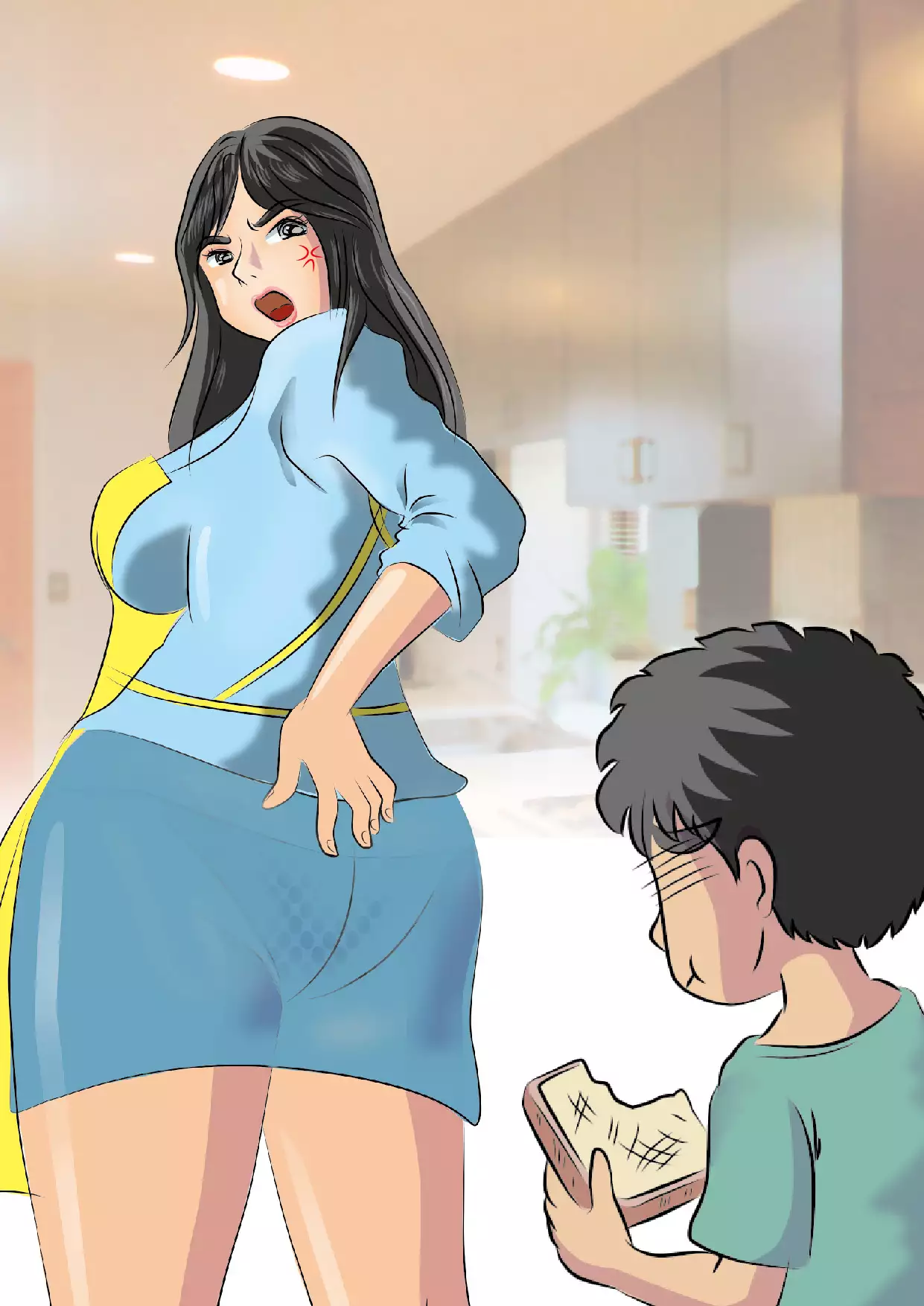 Neteiru Kaa-chan ni Nakadashi suru Boku