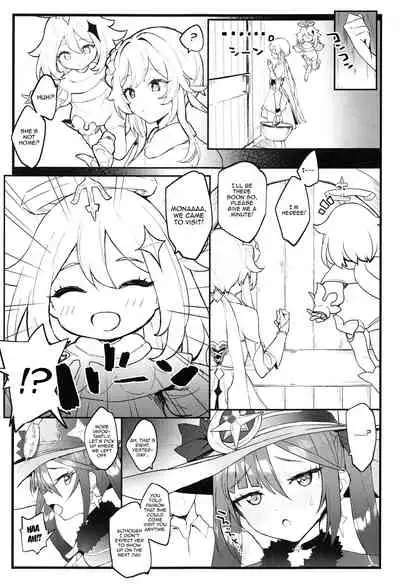 [remora (remora field)] Mona-chan no Deshi ni Natte Ichaicha Suru Hon | A Book About Becoming Mona-chan's Disciple And Getting Lewd With Her (Genshin Impact) [English] {Doujins.com}
