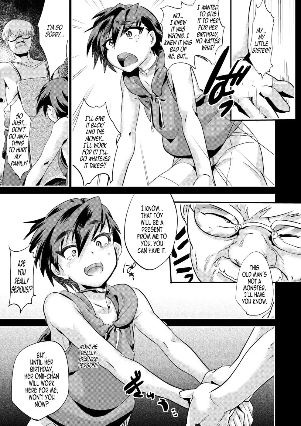 Thanks, Onii-chan ~ The Poor But Honorable Older Brother Gets Blackmailed for Shoplifting ~