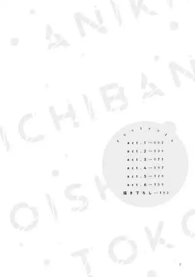 Aniki no ichiban Oishii Tokoro | 老哥最可口的部位 act.1—3