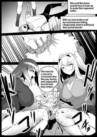 Onaji Class no Onna Tomodachi ni Maso Bare shite, Sandbag Dorei ni Otosareta Hanashi. | Turned into a punching bag slave by two girls in my class who found out I was a masochist