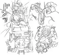 [8 no Ji Club (Hyou)] Blog Sketches - part 2 (Sailor Moon Story)