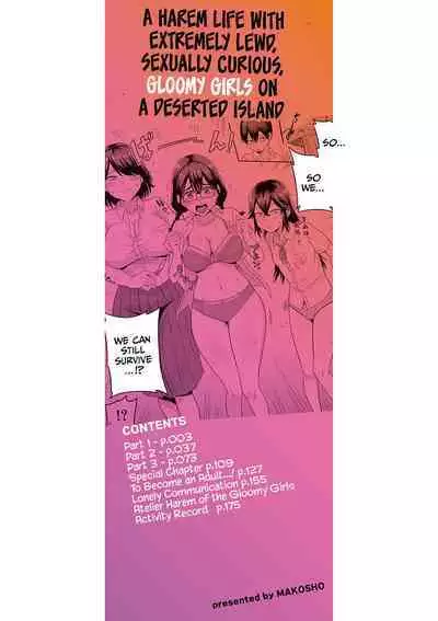 Mujintou de, SEX ni Kyoumi Shinshin na Dosukebe Inkya Joshi-tachi to Harem Life