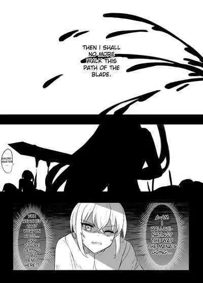 Maou Toubatsu Shippai Heroine Gisei Normal End de Utsu ni Natta Koutensei Futanari Kenshi to Otokonoko Shinkan no Hanashi | Crestfallen Futanari x Femboy Priest: Prepare to Cum Edition