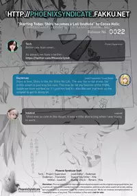 (C86) [Cocoa Holic (Yuizaki Kazuya)] "Shiro... Kyou kara Kodomo Onaho ni, Naru" | Starting Today, Shiro becomes a Loli Onahole (No Game No Life) [English] [PSYN]