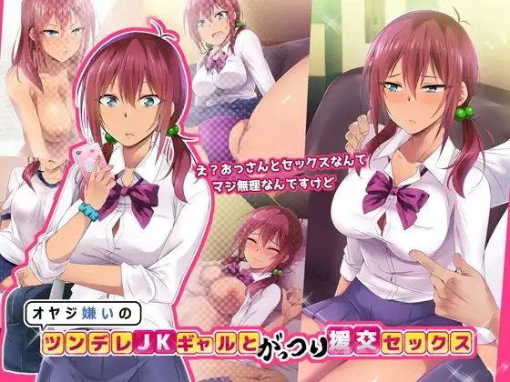 Oyaji Kirai no Tsundere JK Gyaru to Gattsuri Enkou Sex